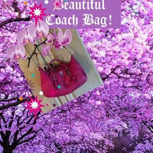 Beautiful leather Coach Bag